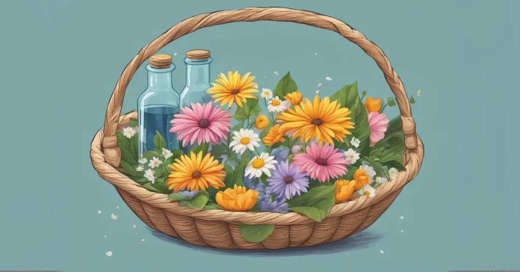 How to Make Perfume from Flowers Basket