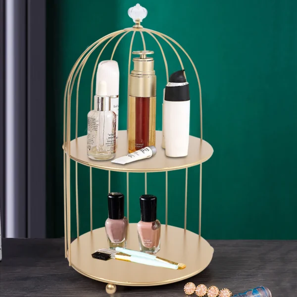 2 tier perfume tray for fragrance, makeup and lipsticks